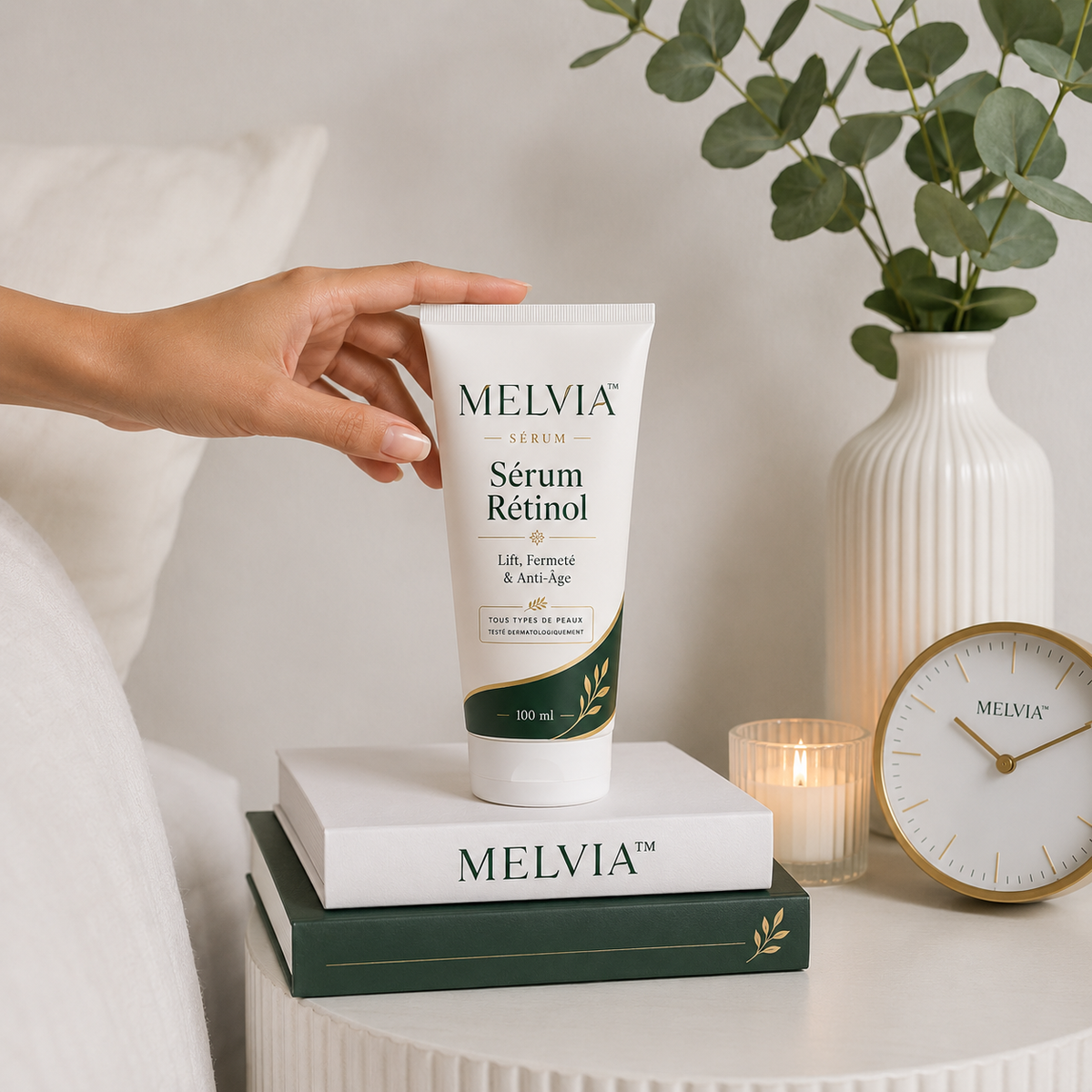 MELVIA™ | Votre Rituel Anti-Âge du Soir